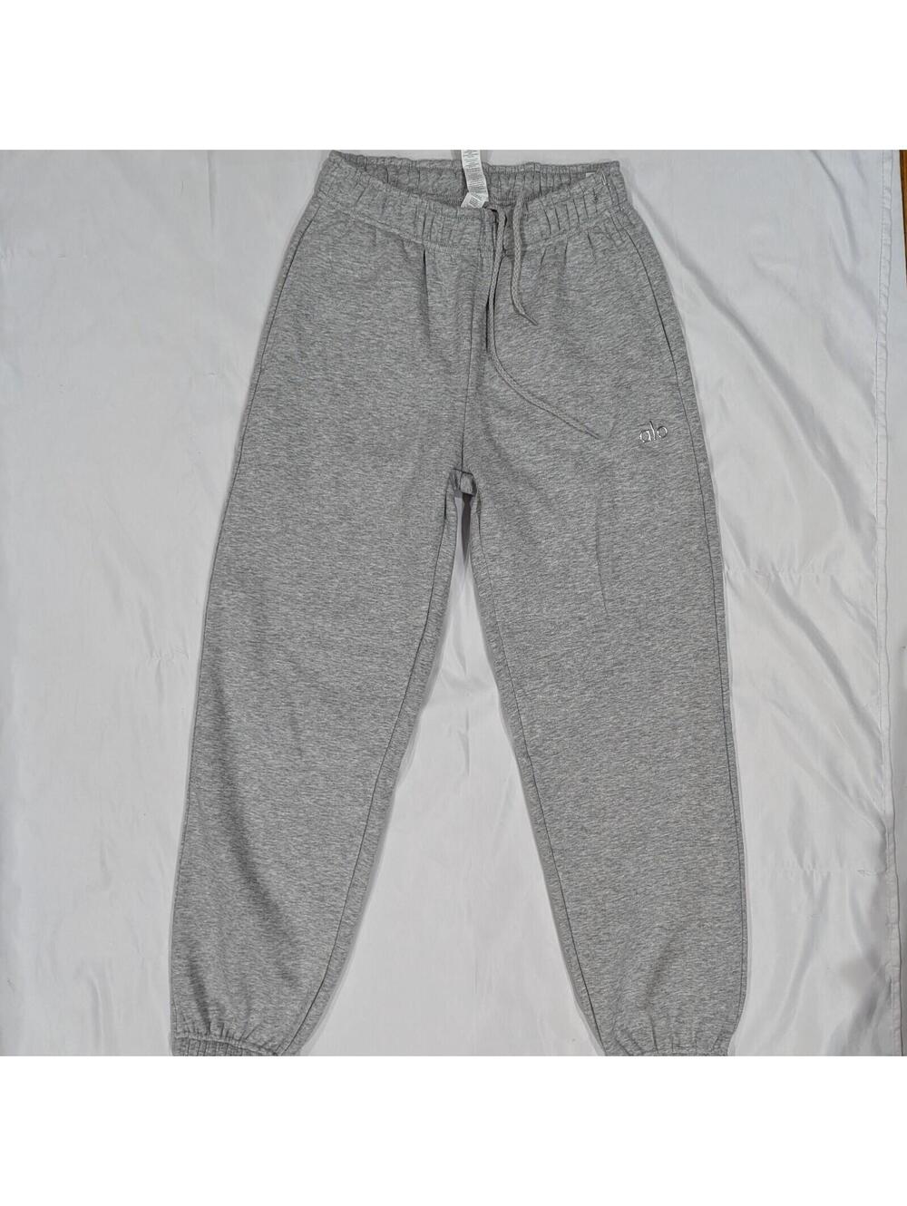 Alo Yoga Accolade Sweatpant Athletic Heather Gray Women's S NWT - Picture 2 of 9
